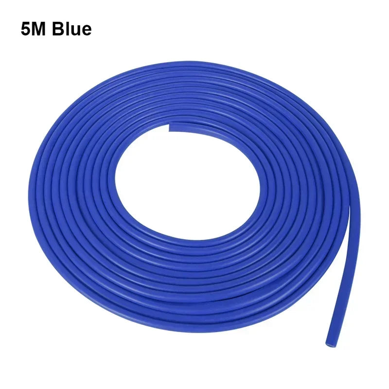 5M Car Door Edge Scratch Protector Strip Auto U Type Rubber Moulding Trim Protection Side Adhesive Sealing Guard Sticker