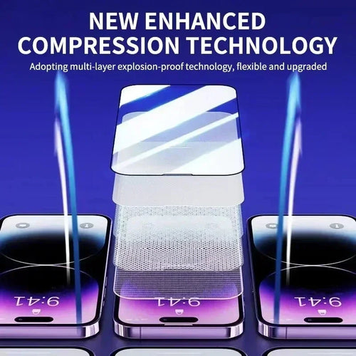 1-3Pc 8K High End Tempered Glass For iPhone 15 14 13 12 11 Pro Max XS MAX 15 16 Screen Protector With Alignment Mounting Cover